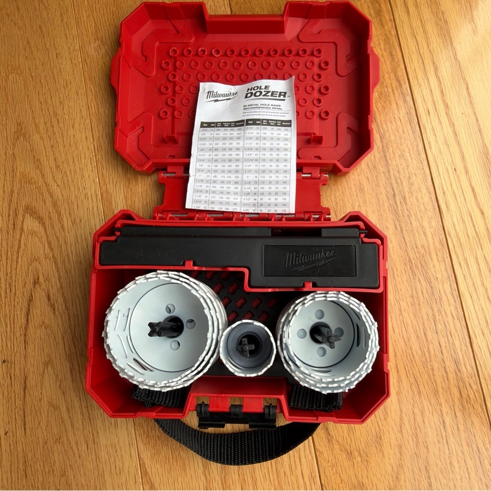 Milwaukee 49-22-4020 Hole Doser Bi-Metal Hole Saw Kit 11pc New - Picture 2 of 6